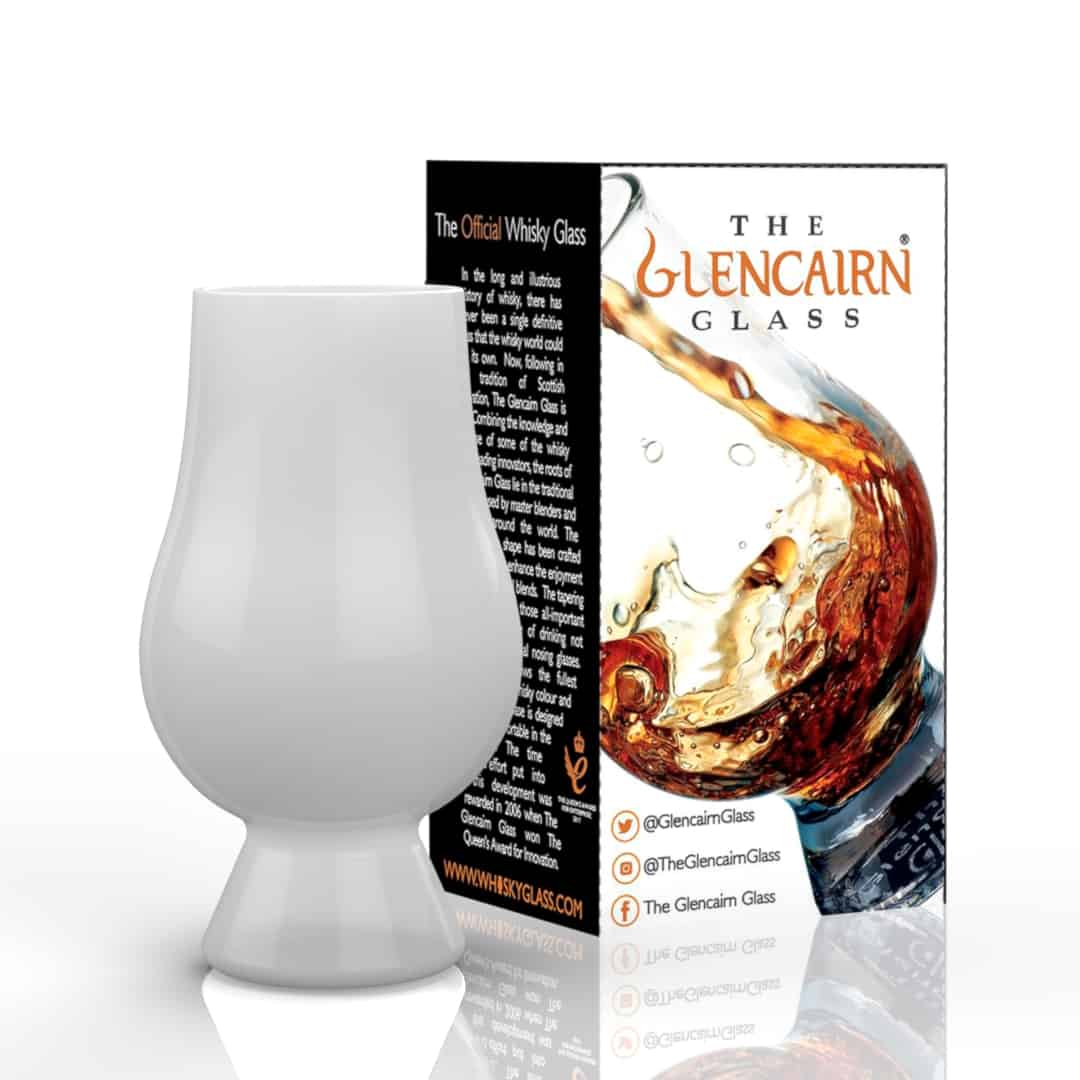 White Glencairn Glass in gift carton